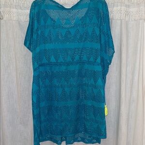 Patterned Swimsuit Coverup